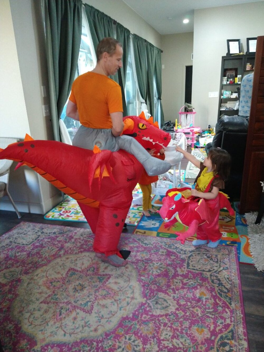 Inflatable Adult Dragon Rider - Picture 2 of 5